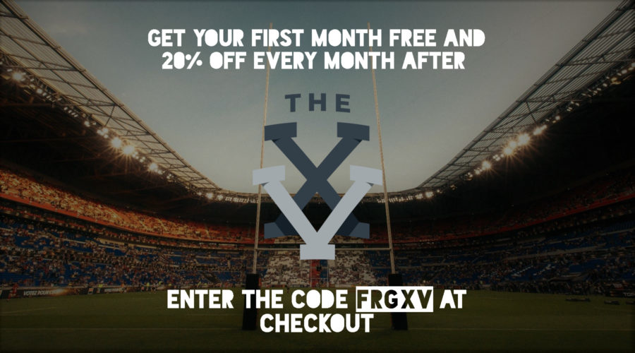 The XV Rugby Subscription Promo Code