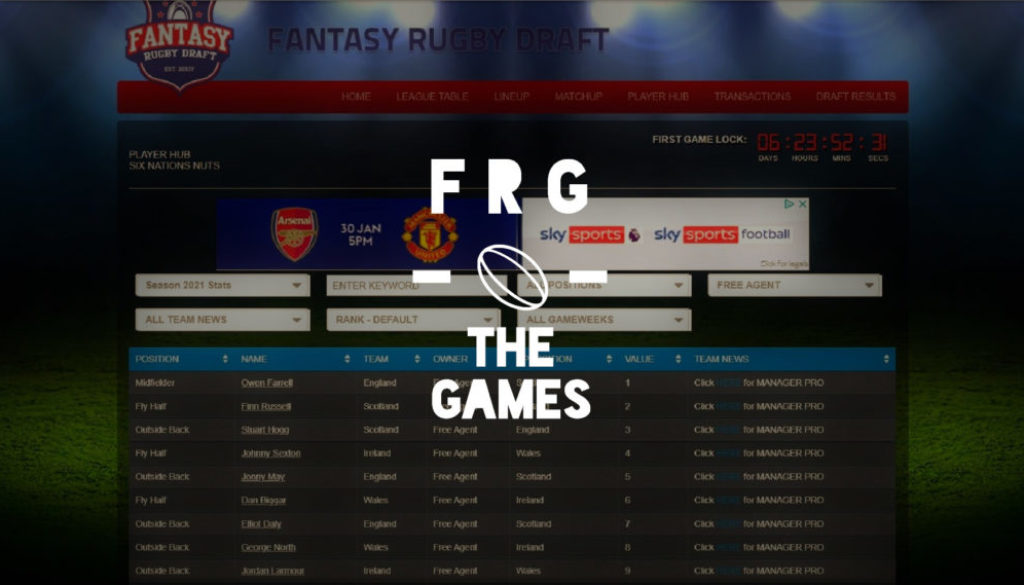 fantasy rugby